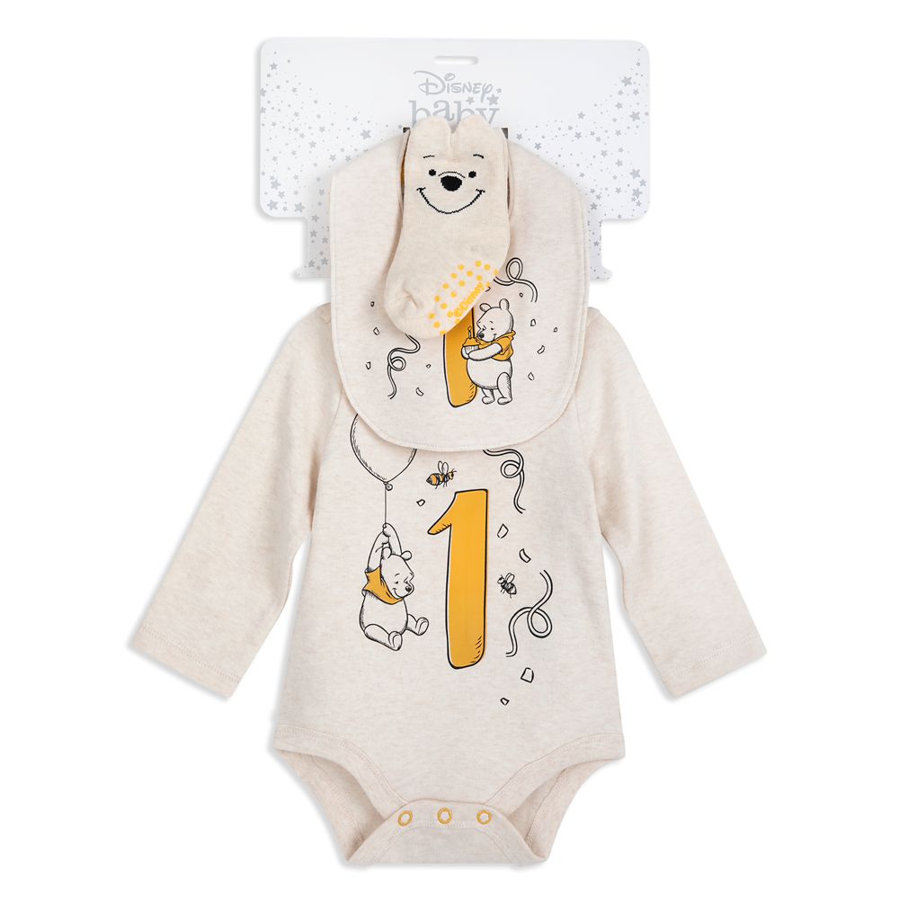 Winnie the Pooh First Birthday Layette Set