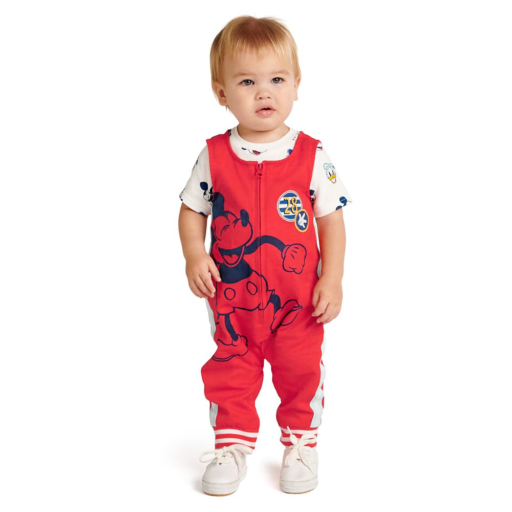 Mickey Mouse and Donald Duck Dungaree Set for Baby