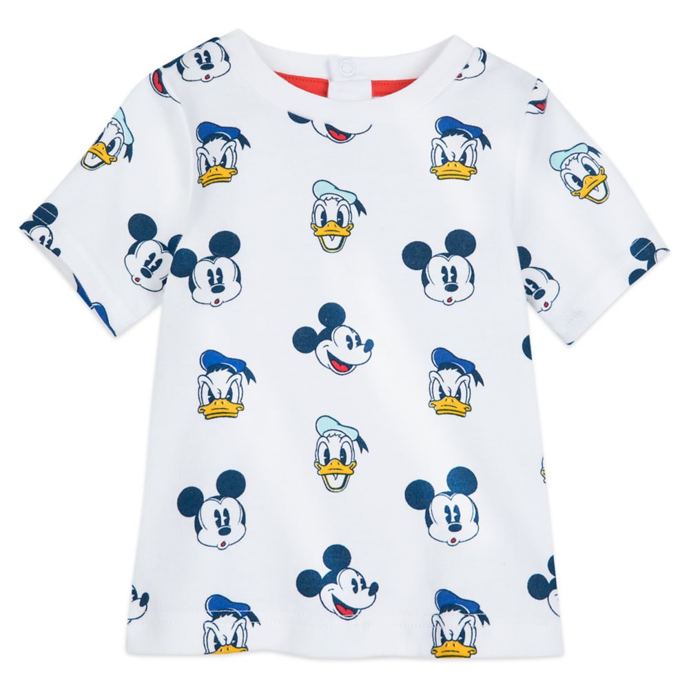 Mickey Mouse and Donald Duck Dungaree Set for Baby