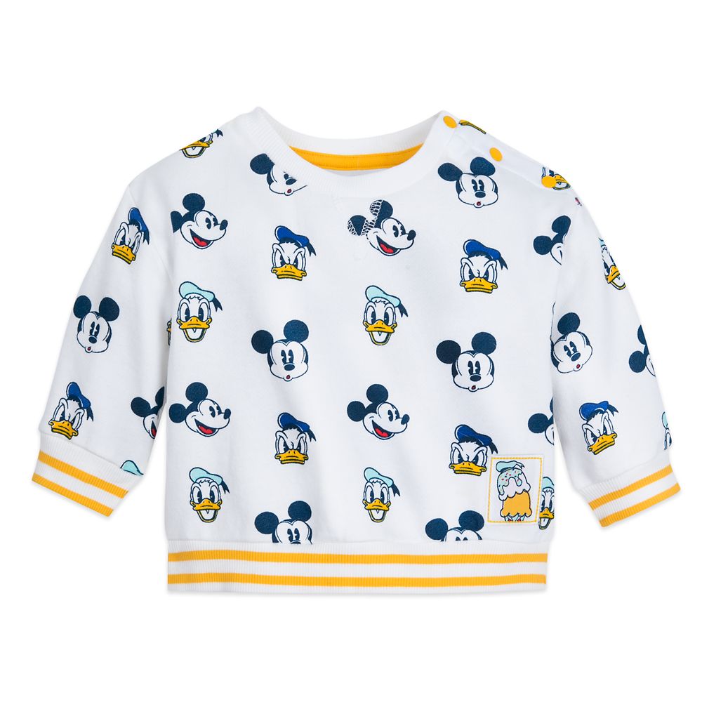 Mickey Mouse and Donald Duck Knit Top and Pant Set for Baby