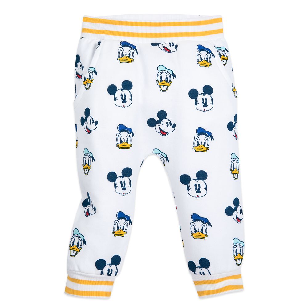 Mickey Mouse and Donald Duck Knit Top and Pant Set for Baby