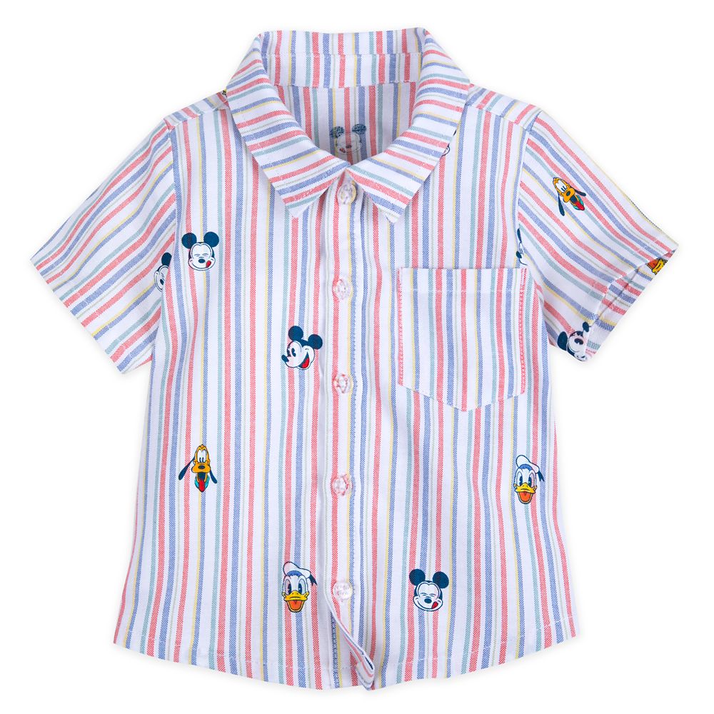 Mickey Mouse and Friends Summer Fun Woven Shirt for Baby