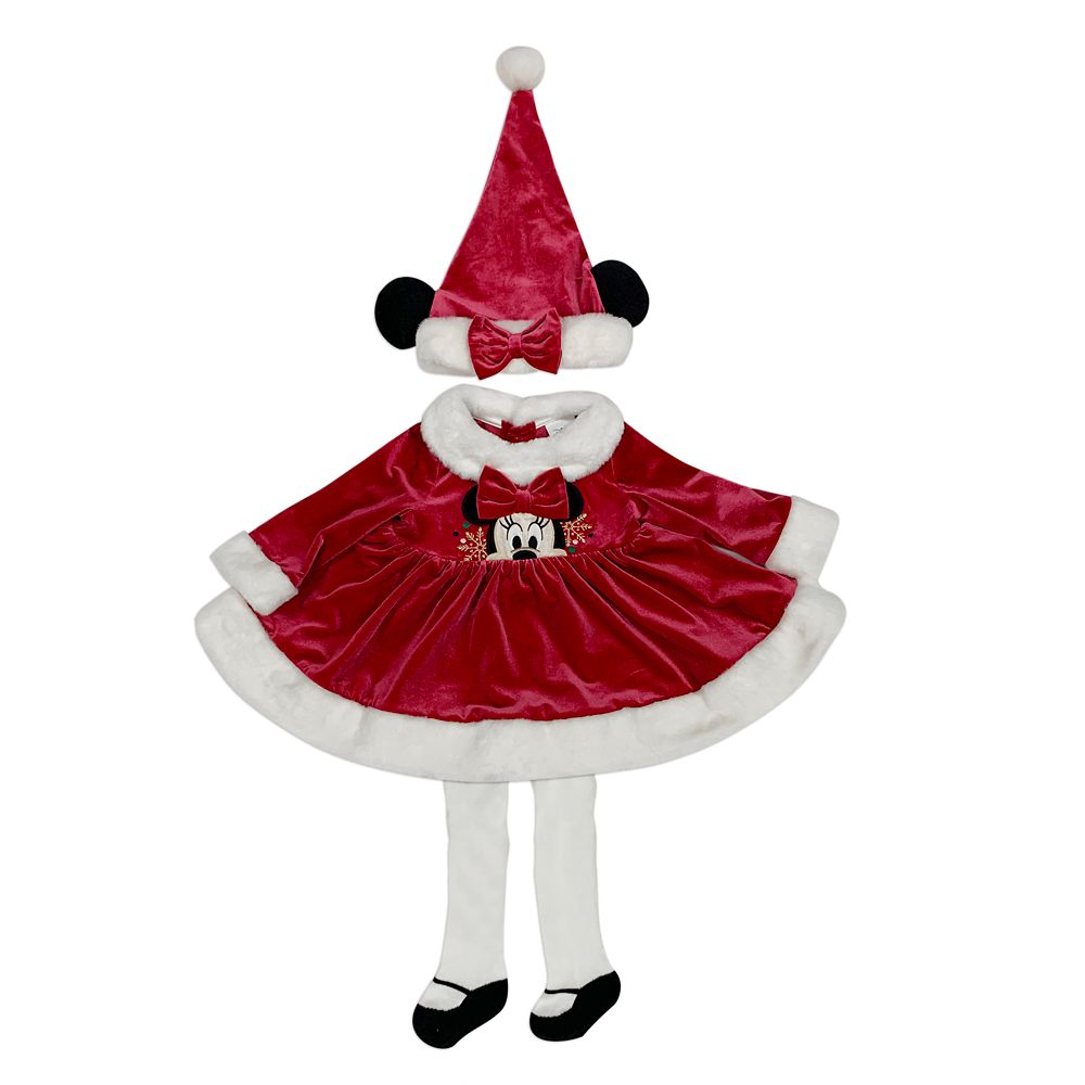 Minnie Mouse Holiday Dress and Hat Set for Baby now available online