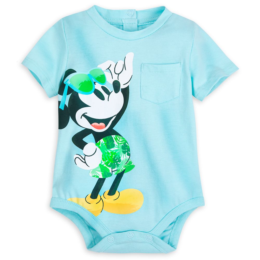 Mickey Mouse Tropical Bodysuit and Shorts Set for Baby