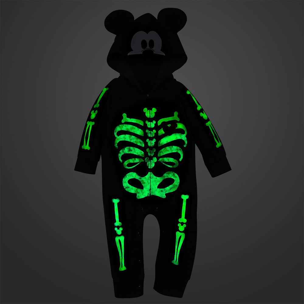 Mickey Mouse Skeleton Romper for Baby