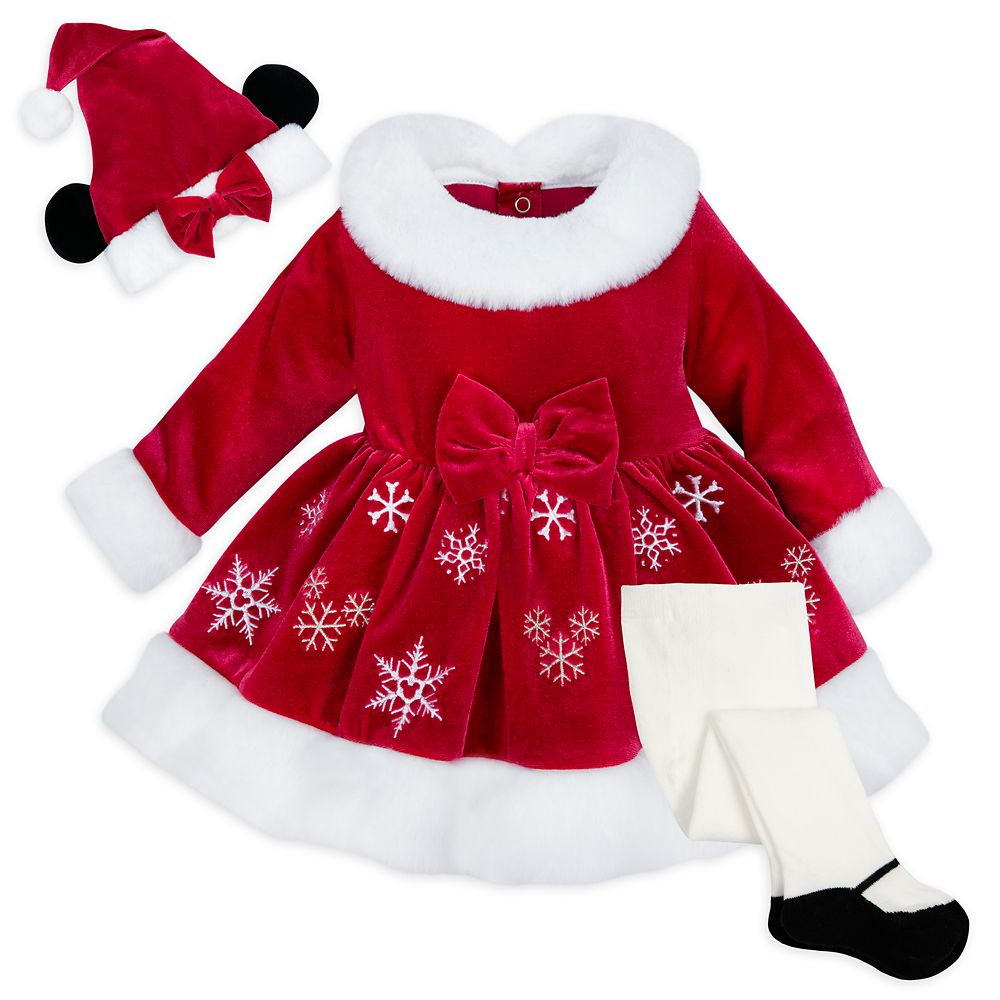 Mrs. Santa Minnie Mouse Costume for Baby is now out