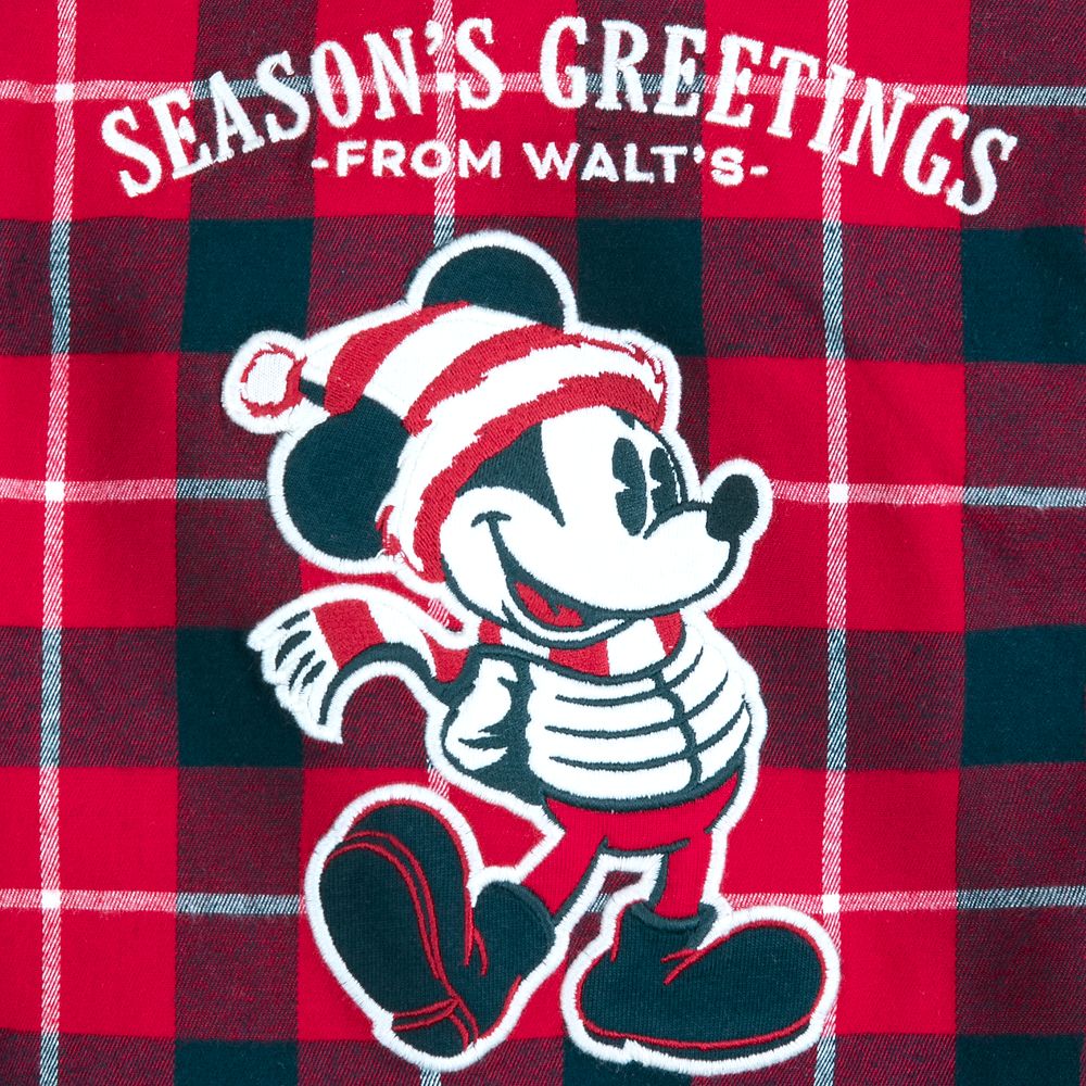 Mickey Mouse Holiday Woven Shirt for Baby – Personalized