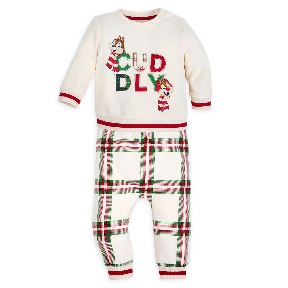 Chip 'n Dale Holiday Top and Pants Set for Baby