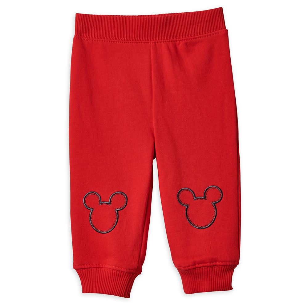 Mickey Mouse Holiday Pullover Sweatshirt and Jogger Set for Baby