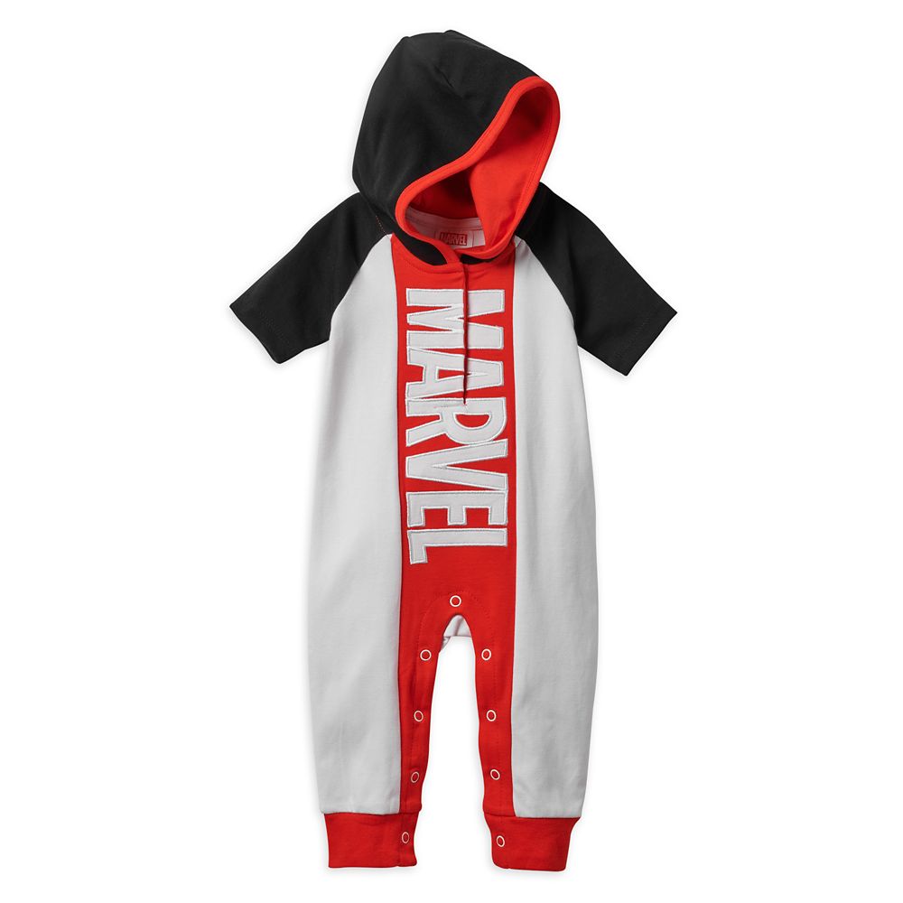 Marvel Hooded Bodysuit for Baby is available online for purchase