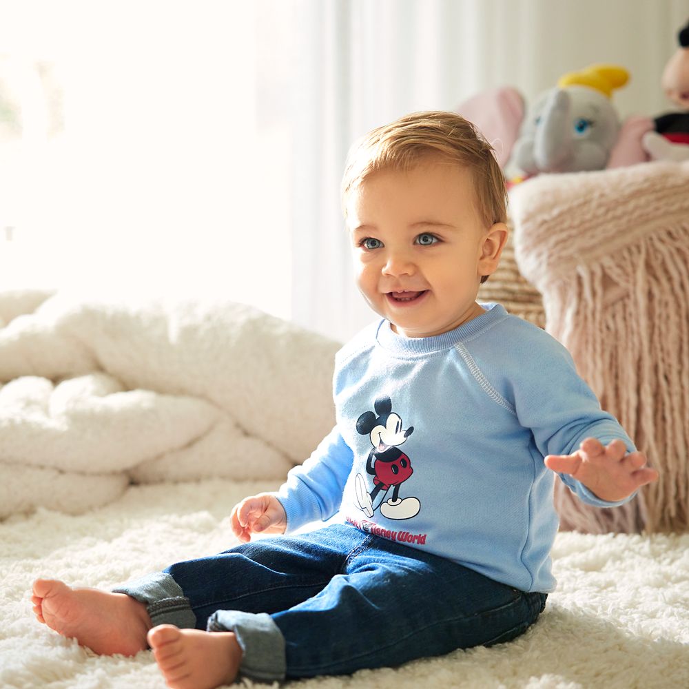 Mickey Mouse Classic Sweatshirt for Baby Walt Disney World Blue shopDisney