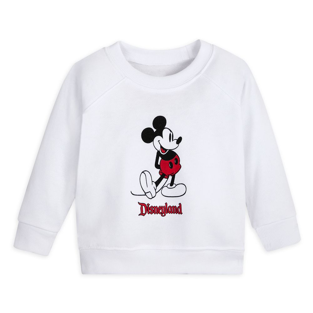 Mickey Mouse Classic Sweatshirt for Baby  Disneyland  White