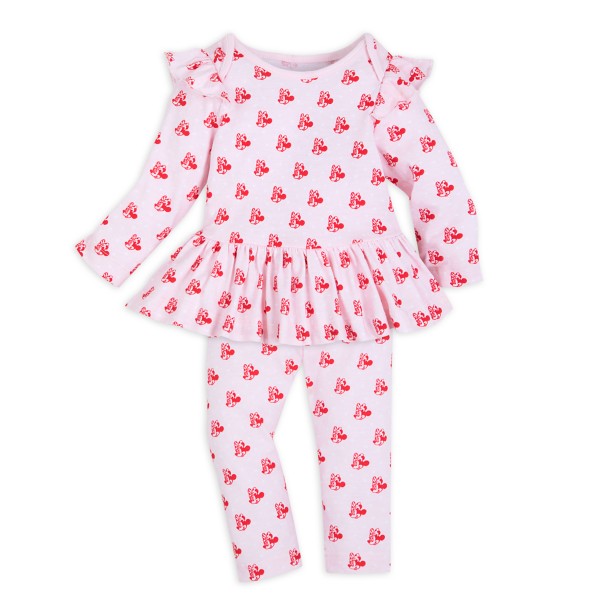 Minnie Mouse Dress and Pant Set for Baby
