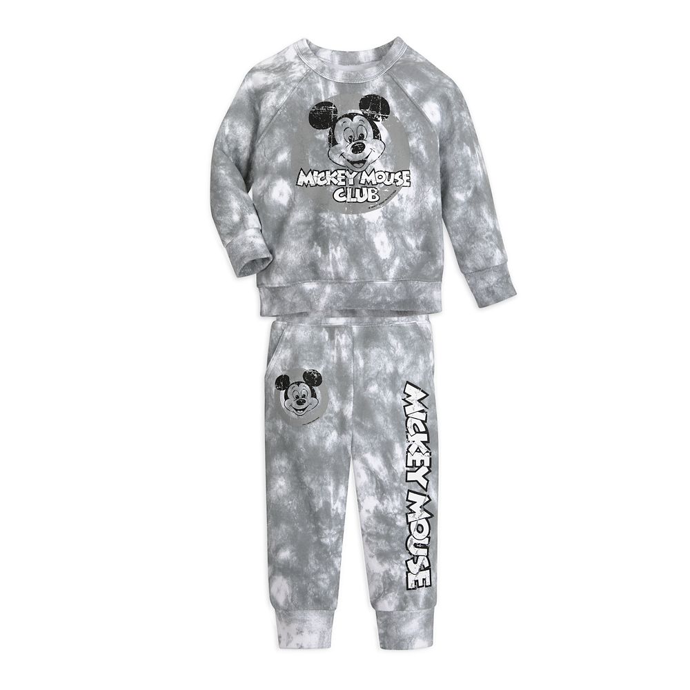 Mickey Mouse Tie-Dye Sweatshirt and Pants Set for Baby