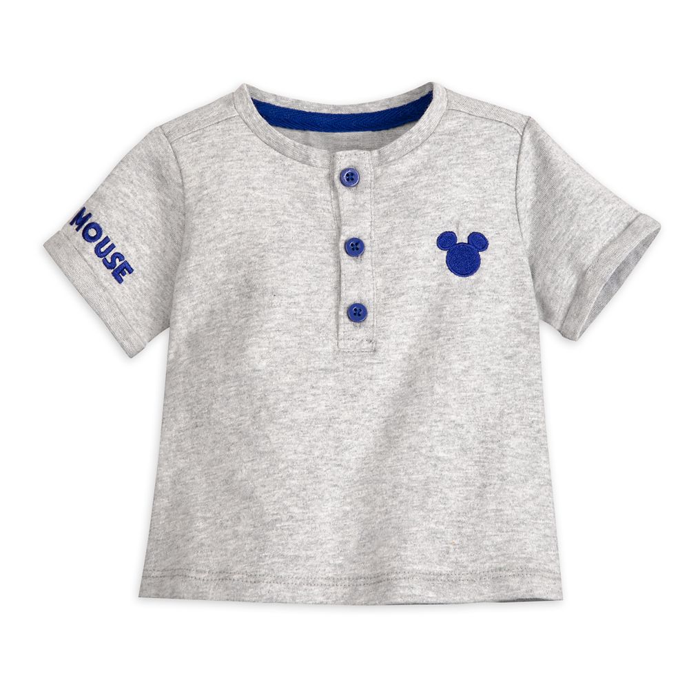 Mickey Mouse Henley Shirt and Dungaree Set for Baby