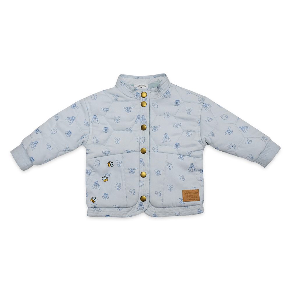 Winnie the Pooh Reversible Quilted Jacket for Baby