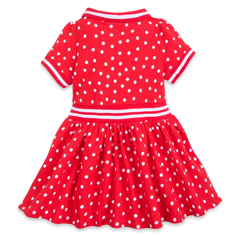 red polka dot baby dress