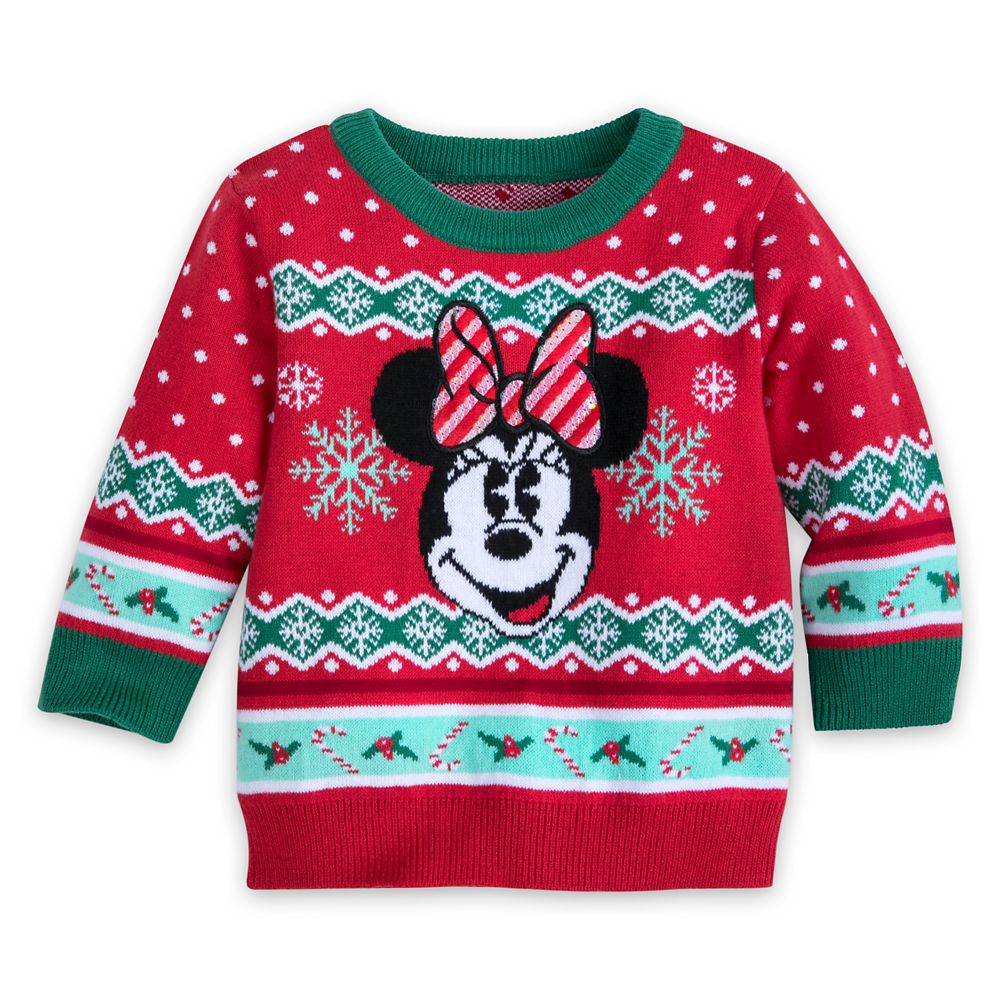 Minnie Mouse Holiday Sweater for Baby Official shopDisney