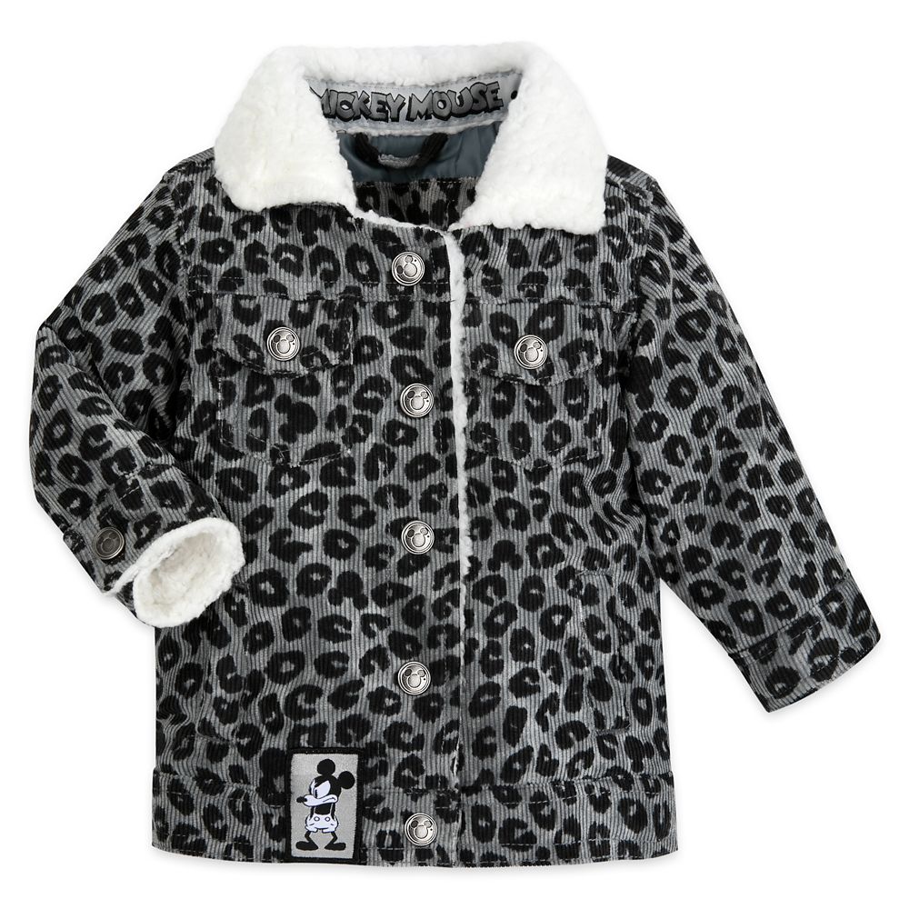 Mickey Mouse Grayscale Jacket for Baby