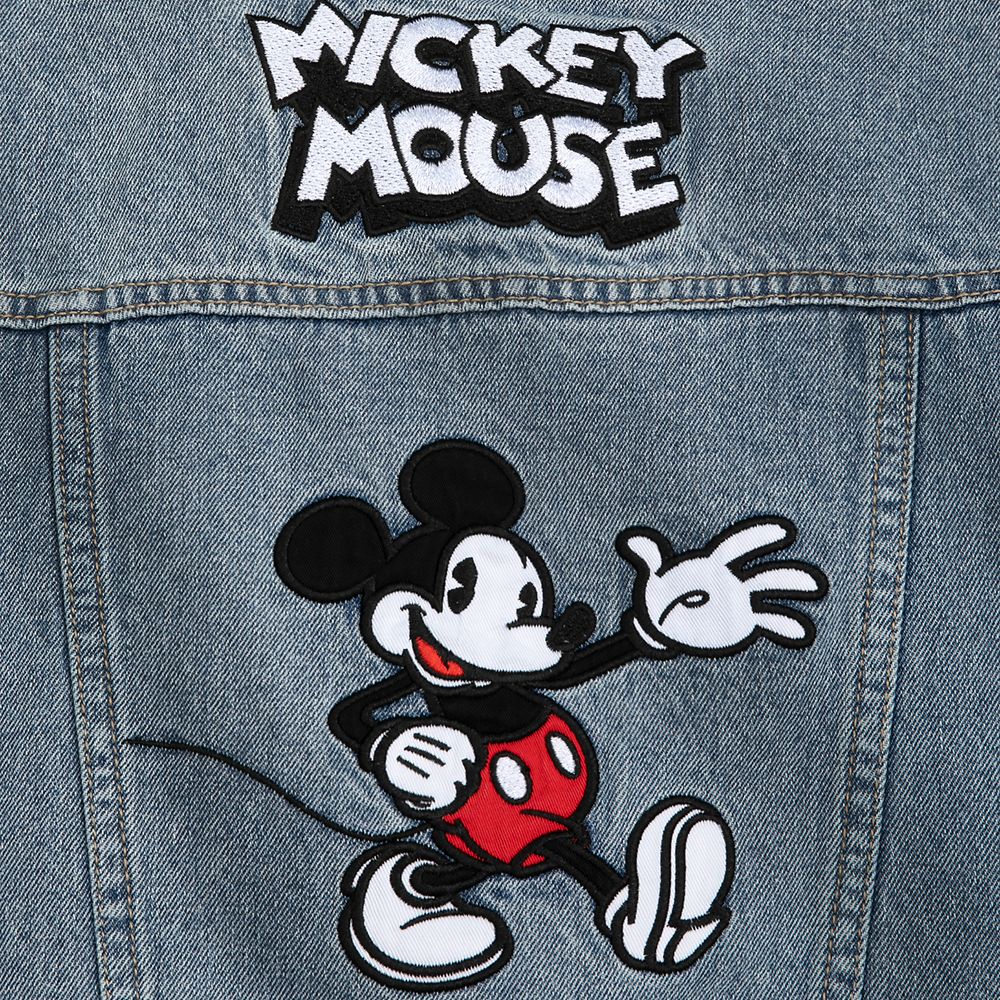 Mickey Mouse Hooded Denim Jacket for Baby