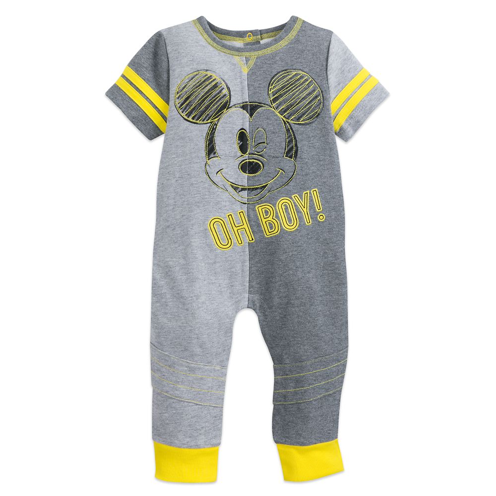 mickey mouse romper baby boy