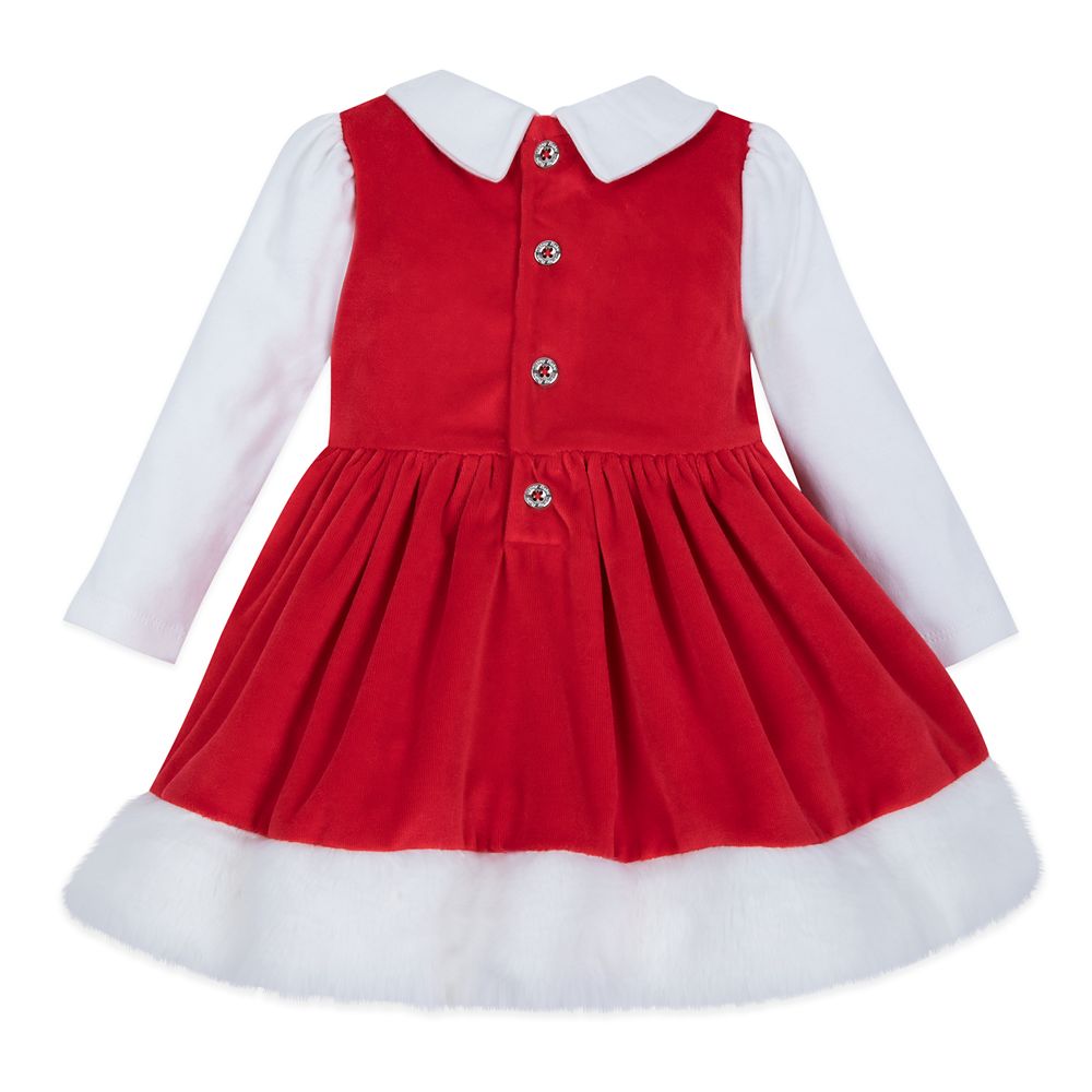 Minnie Mouse Holiday Dress and Hat for Baby