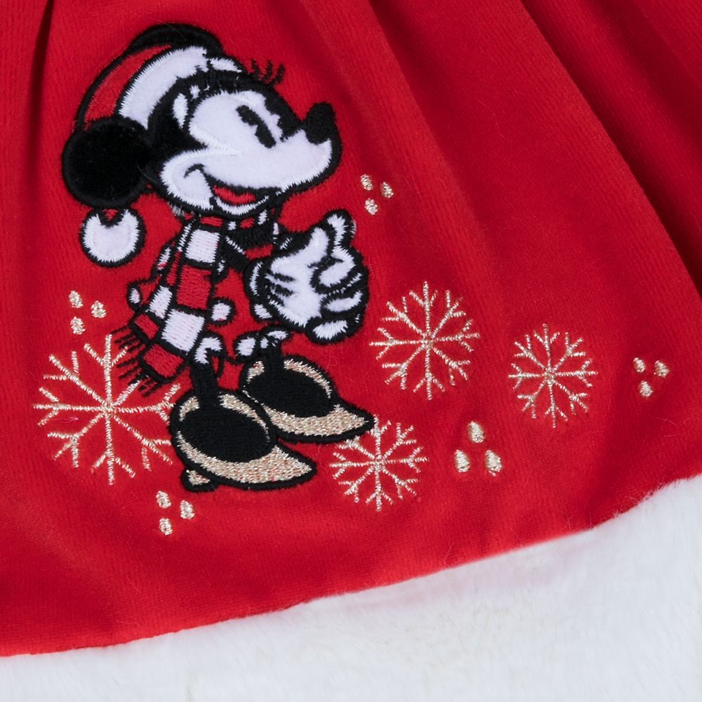 Minnie Mouse Holiday Dress and Hat for Baby