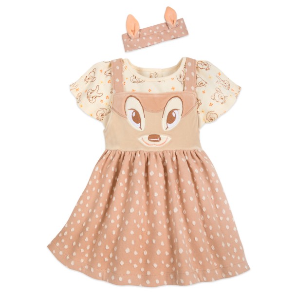 Bambi Jumper Dress and Bodysuit Set for Baby