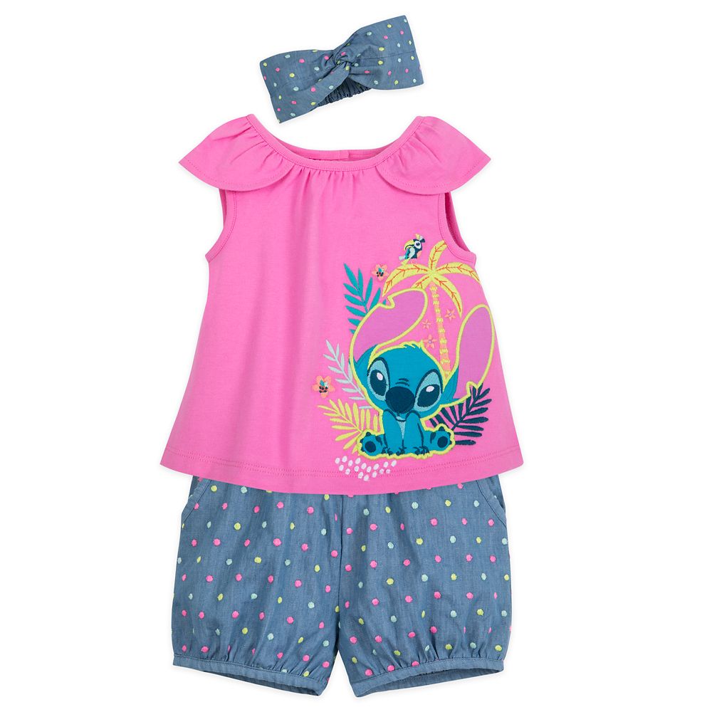 Stitch Top and Shorts Set for Baby