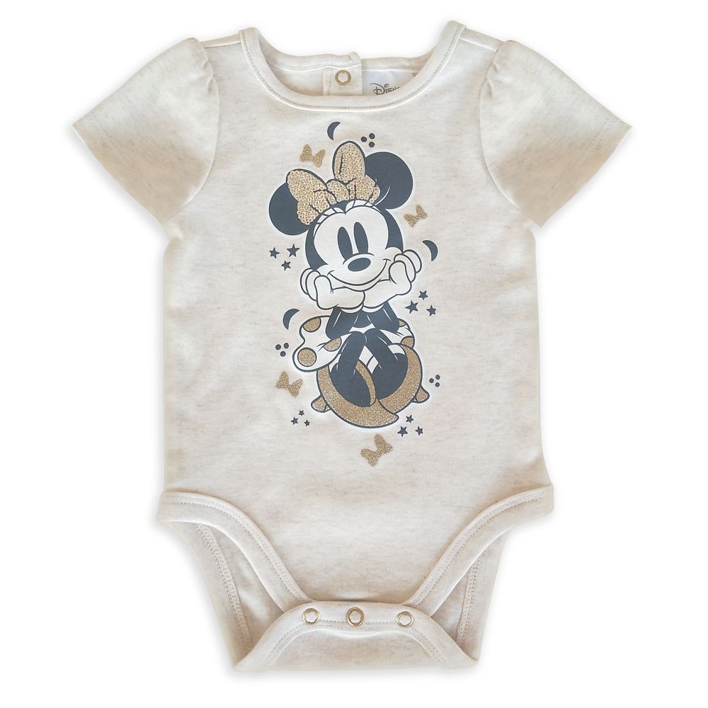 Minnie Mouse Bubble Romper and Bodysuit Set for Baby