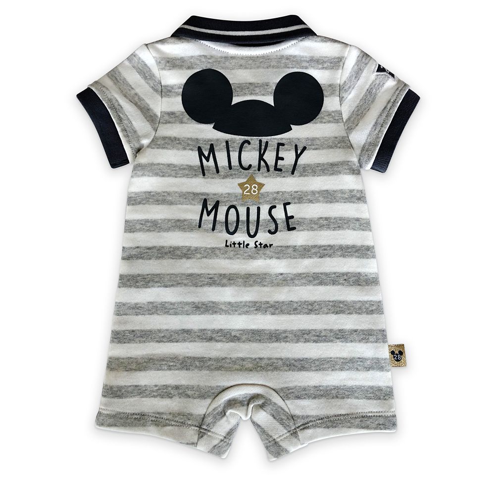 Mickey Mouse Striped Romper for Baby