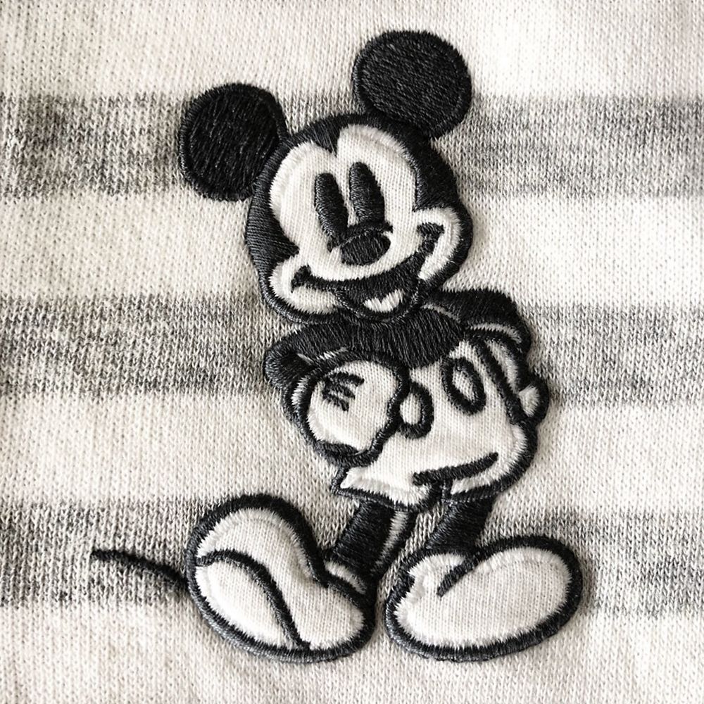 Mickey Mouse Striped Romper for Baby