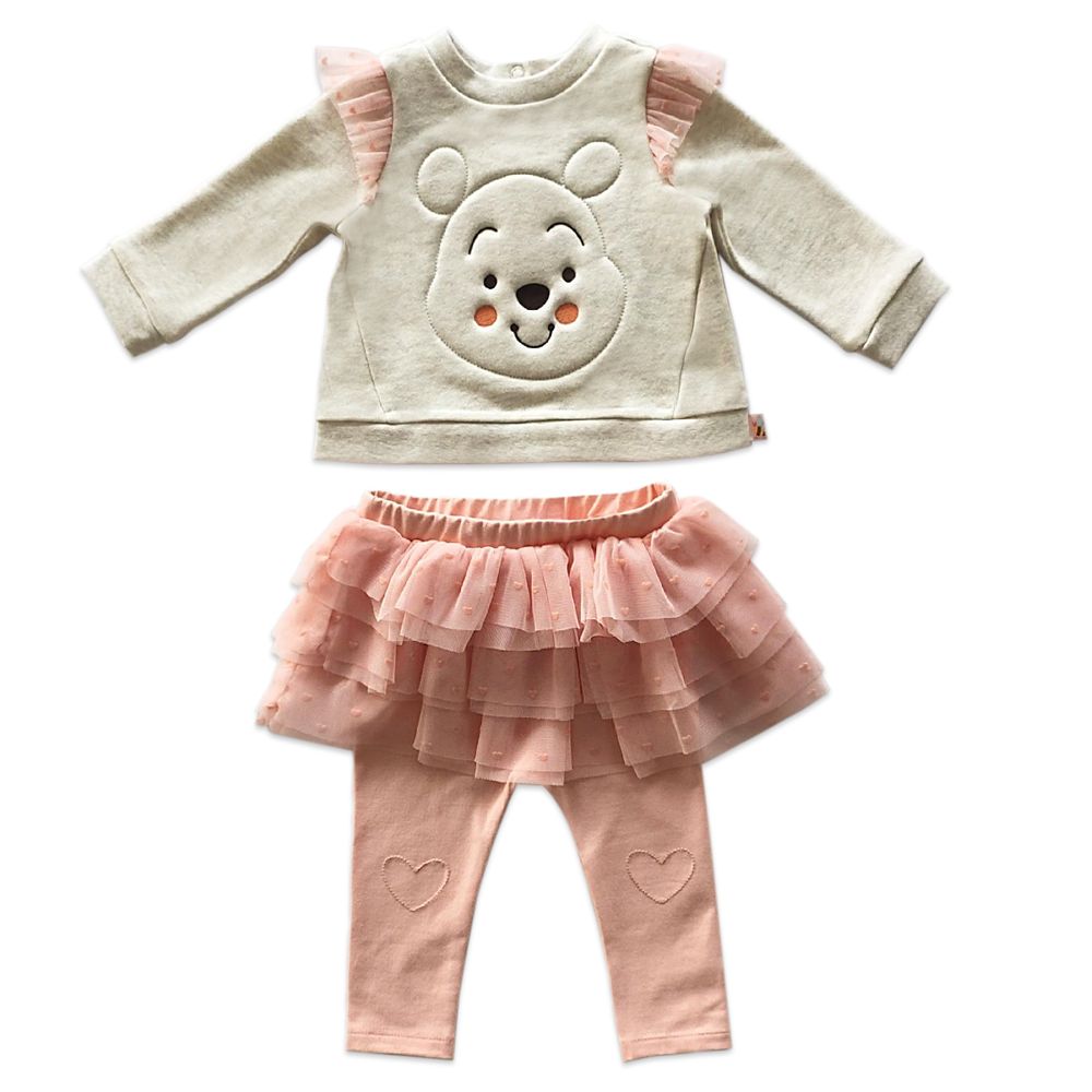 Winnie the Pooh Top and Tutu Legging Set for Baby