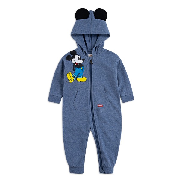 Mickey Mouse Hooded Coverall for Baby by Levi's