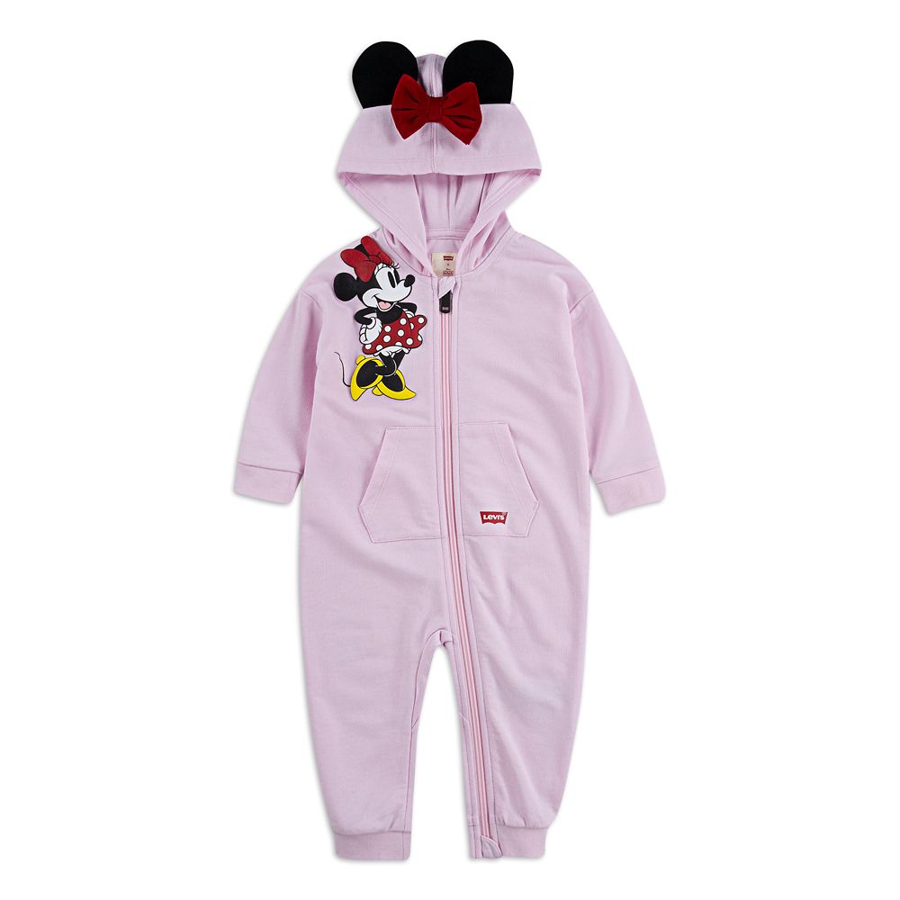 Minnie Mouse Hooded Coverall for Baby by Levi's