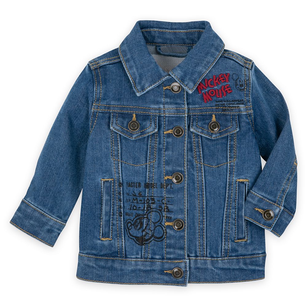 Disney Mickey Mouse Vintage-Style Denim Jacket for Baby