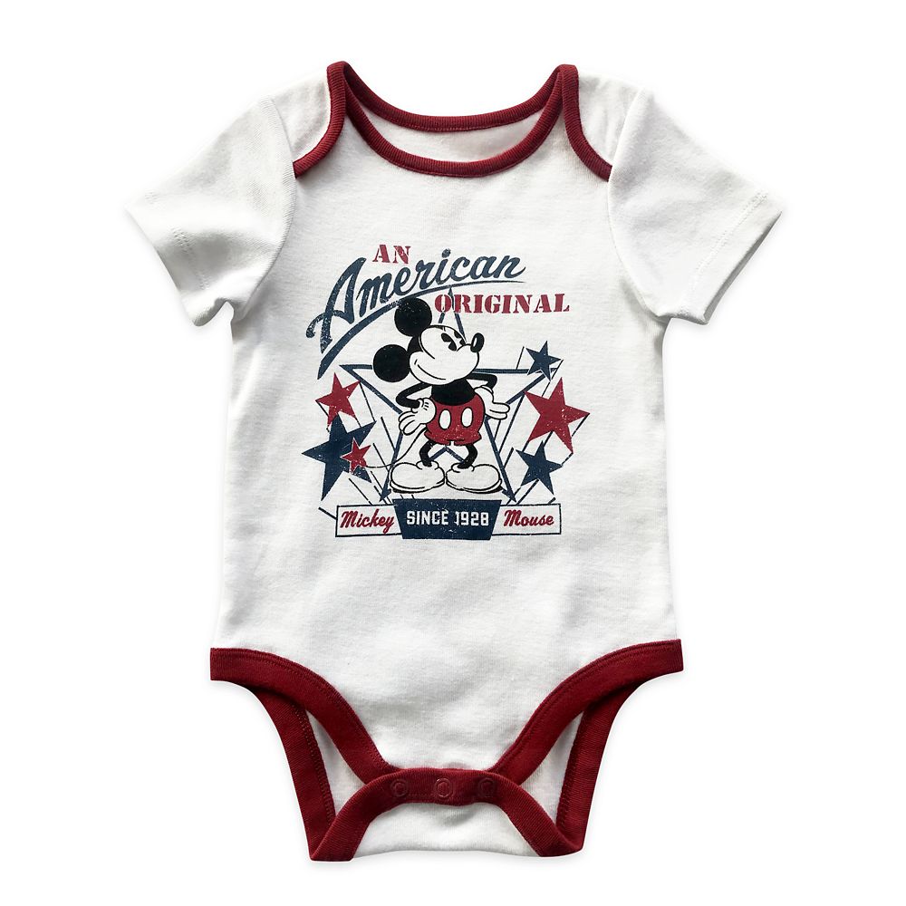 Mickey Mouse Americana Bodysuit for Baby