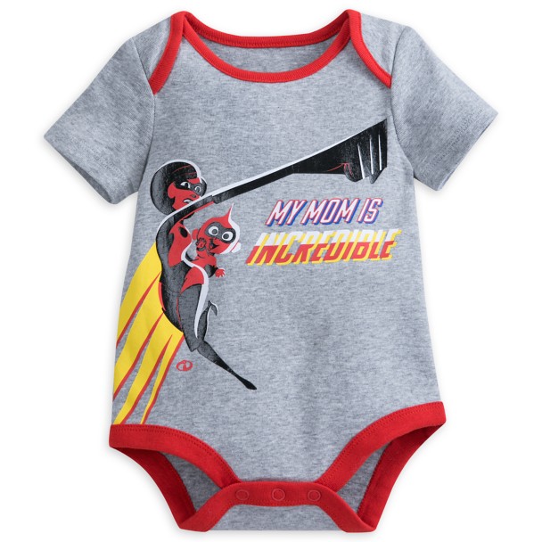 Incredibles 2 Bodysuit for Baby – Gray