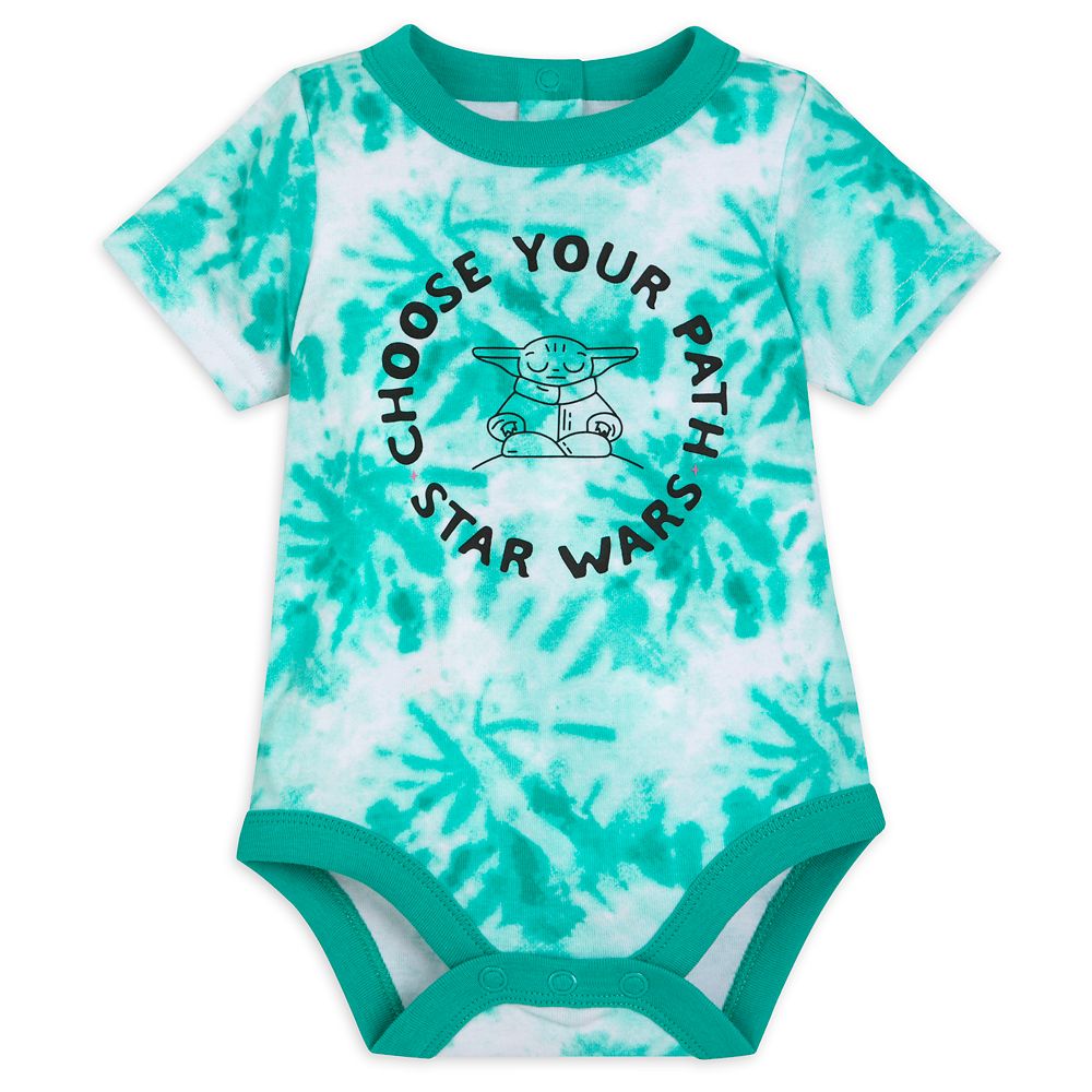 Grogu Tie-Dye Bodysuit for Baby – Star Wars: The Mandalorian is here now