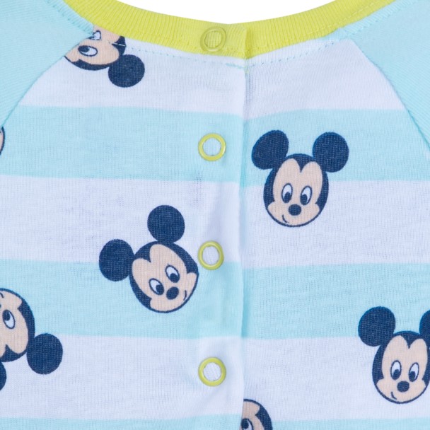 Mickey Mouse Striped Stretchie for Baby