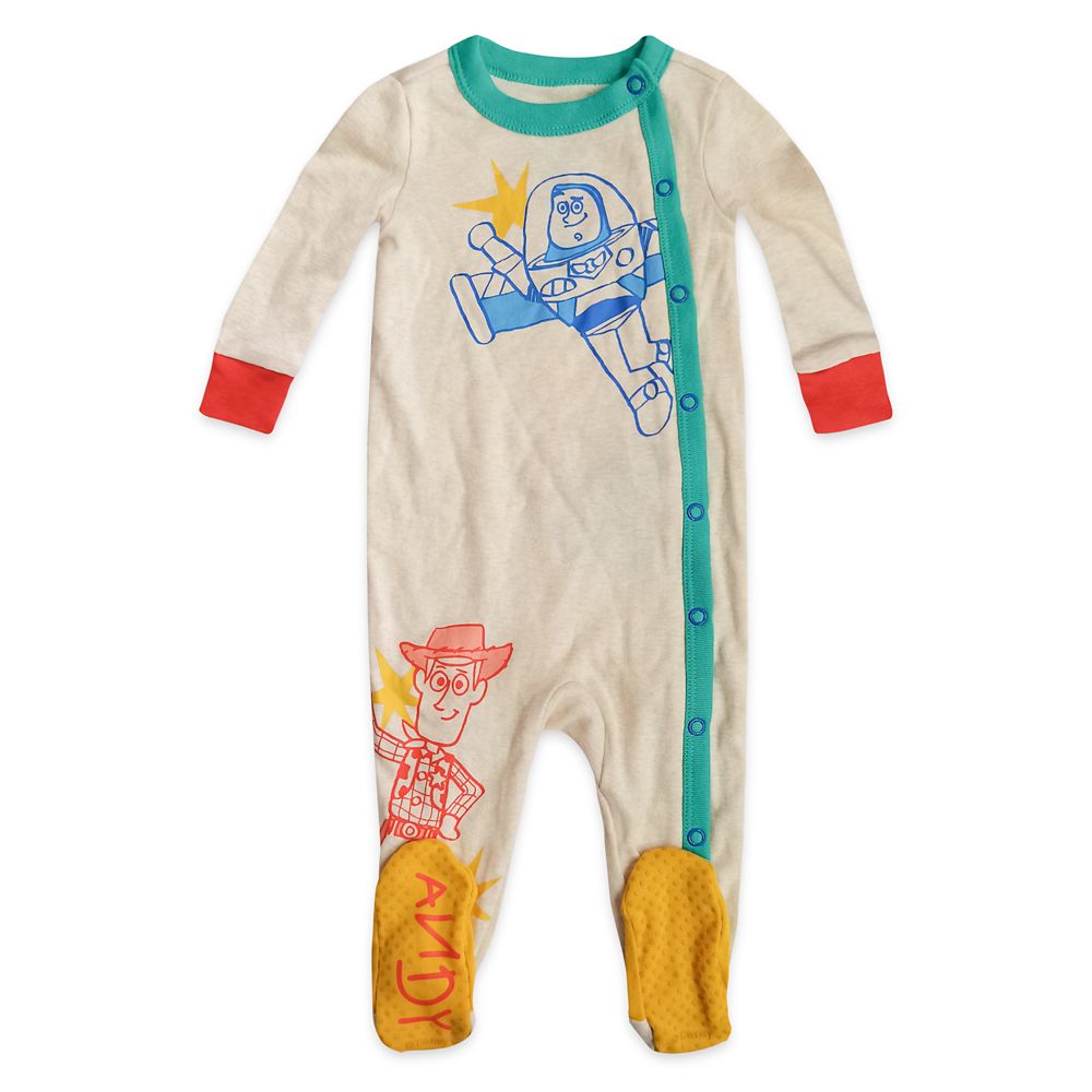 Woody and Buzz Lightyear Stretchie Sleeper for Baby – Toy Story