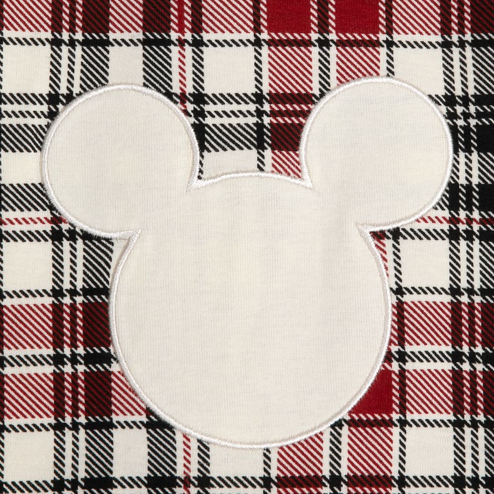 Mickey Mouse Christmas Plaid Stretchie Sleeper for Baby