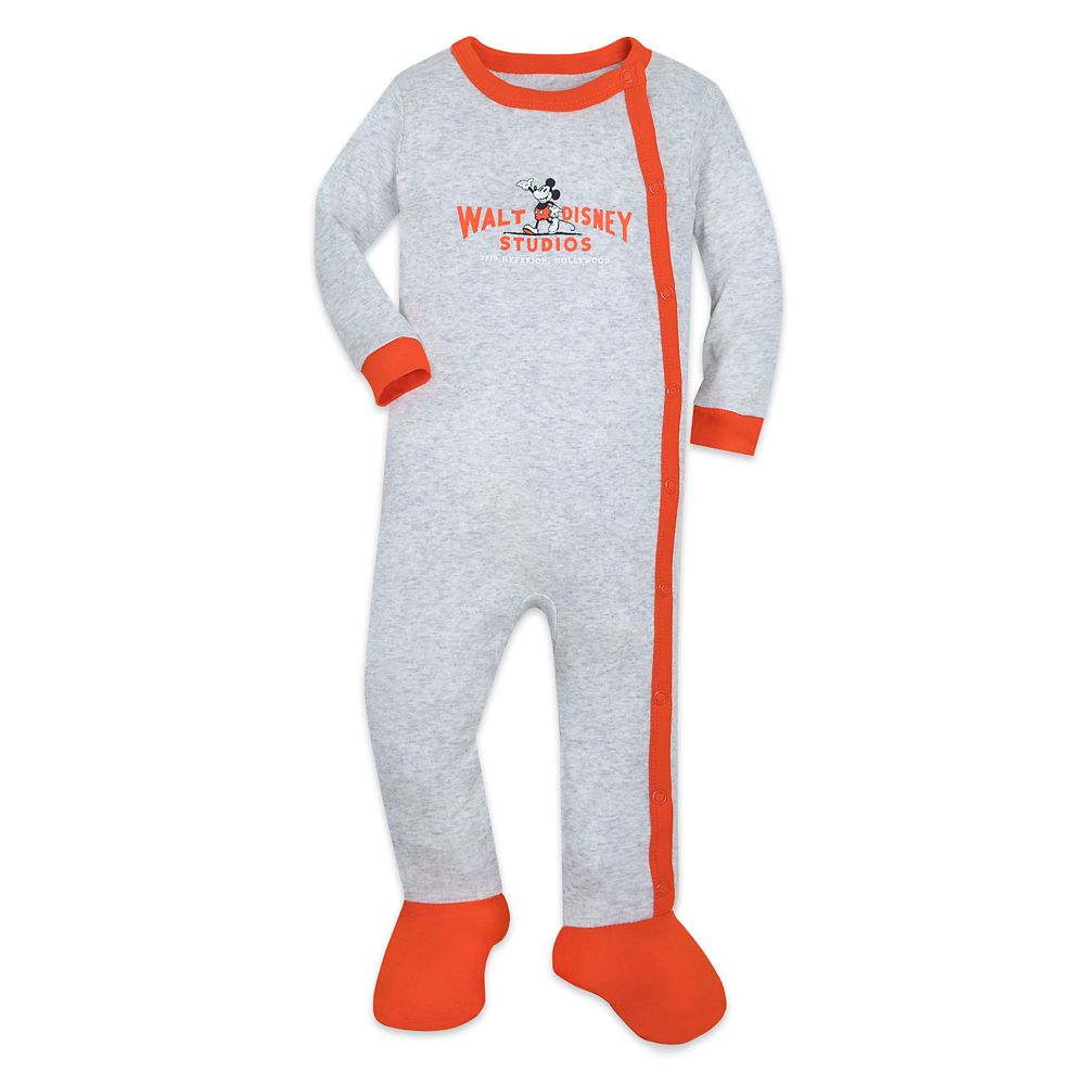 Mickey Mouse Walt Disney Studios Stretchie Sleeper for Baby – Disney100 now available