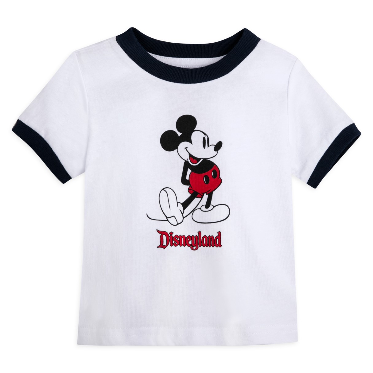 Mickey Mouse Classic Ringer T-Shirt for Baby – Disneyland – White