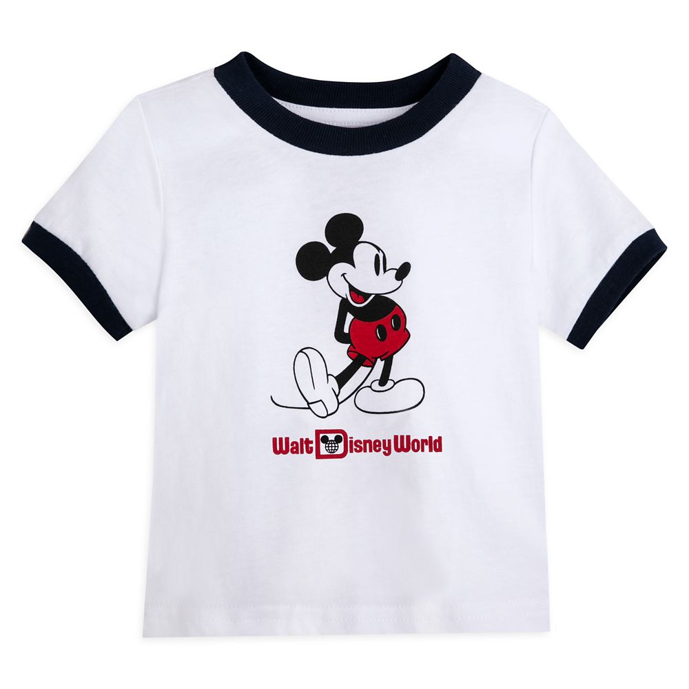 Mickey Mouse Classic Ringer Disney Walt | White for – – World Baby shopDisney T-Shirt