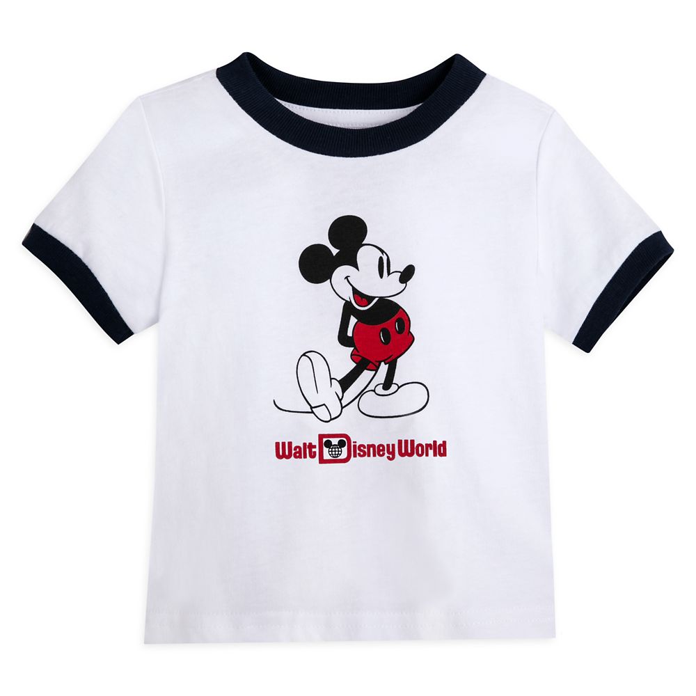 Mickey Mouse Classic Ringer T-Shirt for Baby – Walt Disney World – White