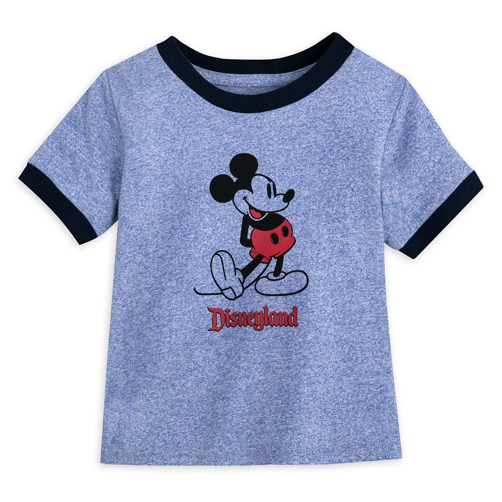 Mickey Mouse Classic Ringer T-Shirt for Baby  Disneyland  Blue