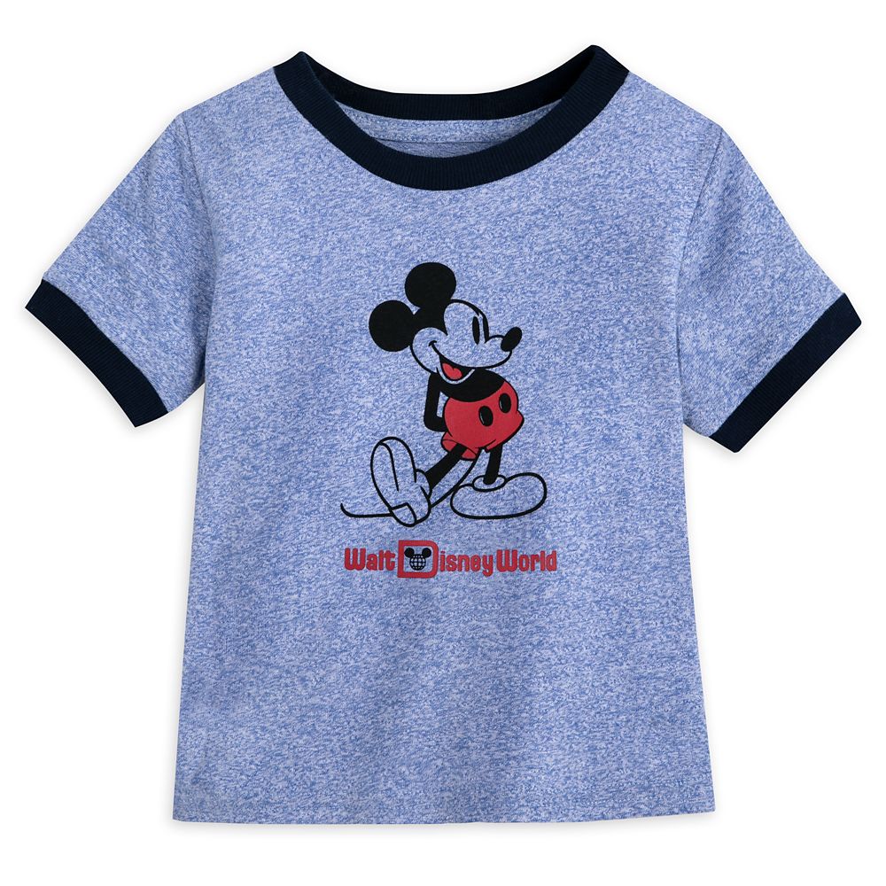 Mickey Mouse Classic Ringer T-Shirt for Baby – Walt Disney World – Blue