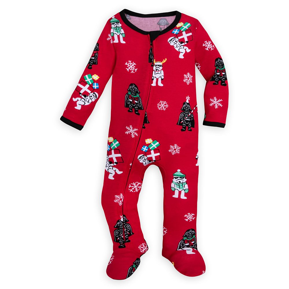 Star Wars Holiday Stretchie Sleeper for Baby by Munki Munki