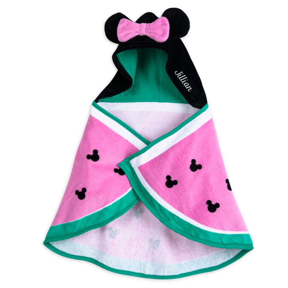 Minnie Mouse Hooded Swim Towel for Baby - Personalized